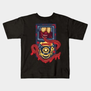 Resident Evil 2 Handheld Pixel Art Kids T-Shirt